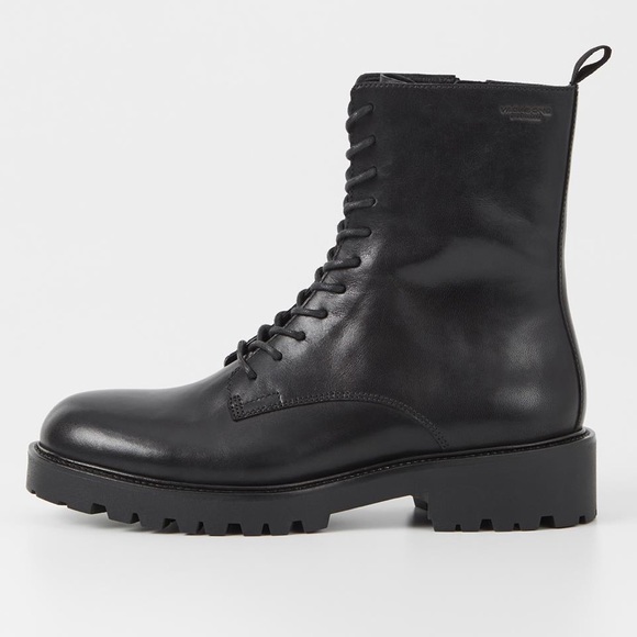 Vagabond Black Leather Kenova Boots - Picture 2 of 4